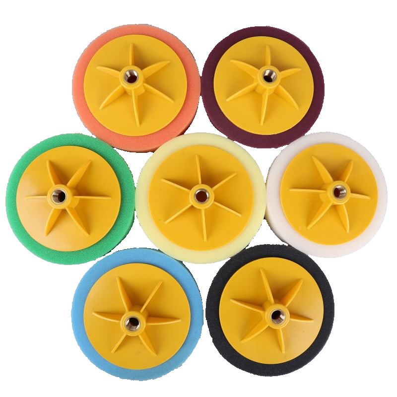 Polishing disc waxing sponge